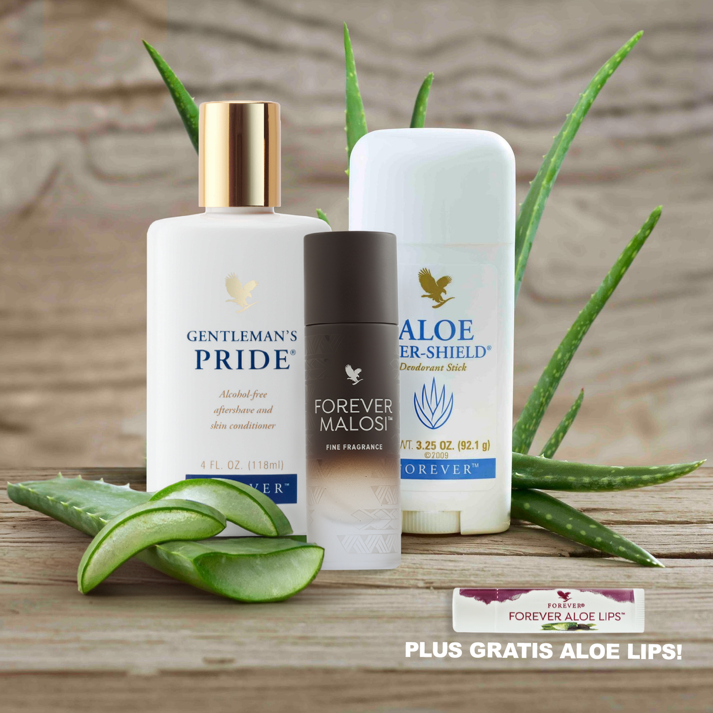Forever Men Care Set (inkl. gratis Aloe Lips!)
