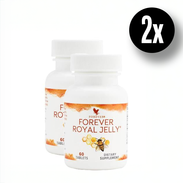 Forever Royal Jelly Dose mit Gelée Royale Lutschtabletten für Energie und Konzentration