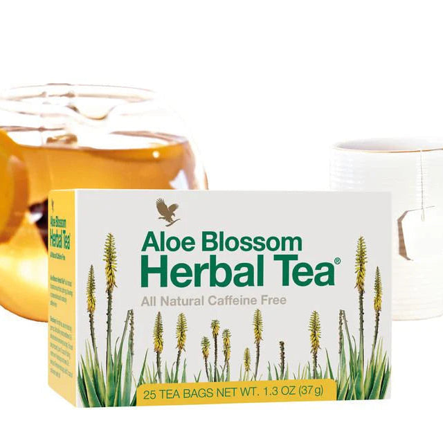 Forever Aloe Blossom Herbal Tea Packung mit 25 Beuteln koffeinfreier Gewürztee