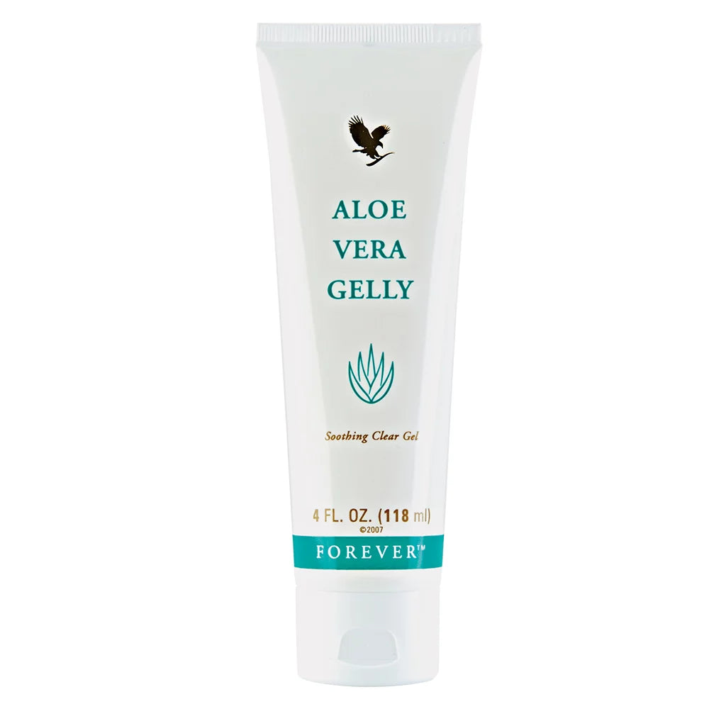 Forever Aloe Vera Gelly transparente Tube reines Aloe Gel bei Sonnenbrand und Insektenstichen