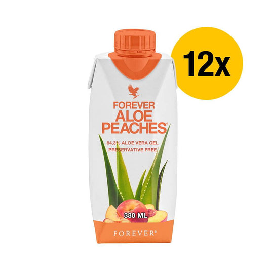 Forever Aloe Peaches™ 330ml - 12er Pack