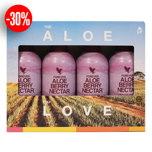 Forever Aloe Vera Gel™ Berry Nectar - 4er Pack