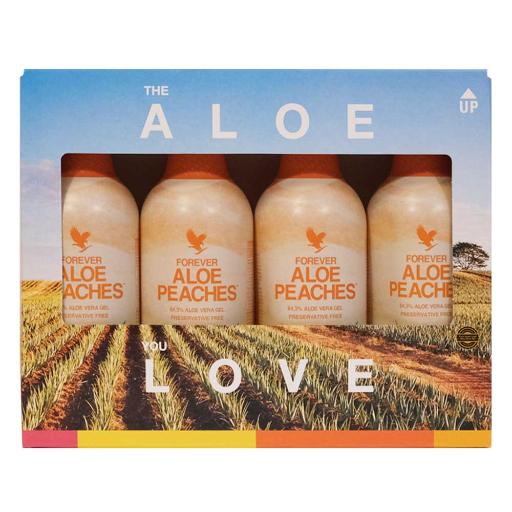Forever Aloe Peaches™ - 4er Pack