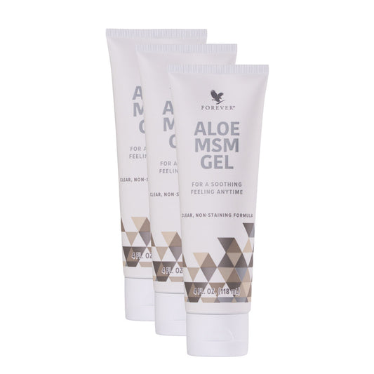 3er Set Aloe MSM Gel
