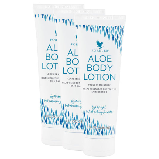 3er Set Aloe Body Lotion