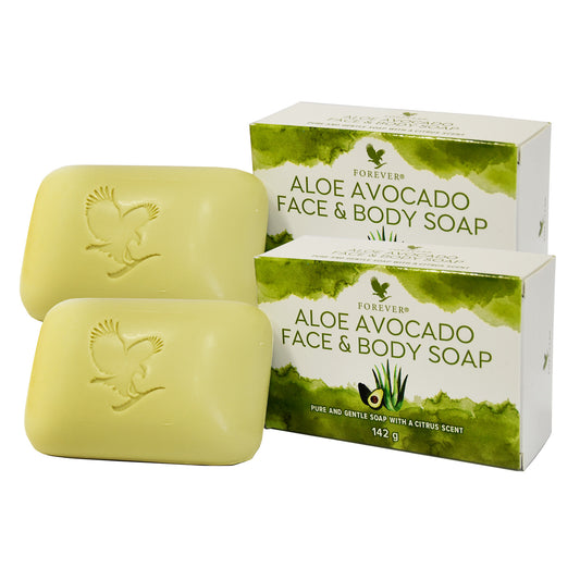 2er Set Aloe Avocado Face & Body Soap