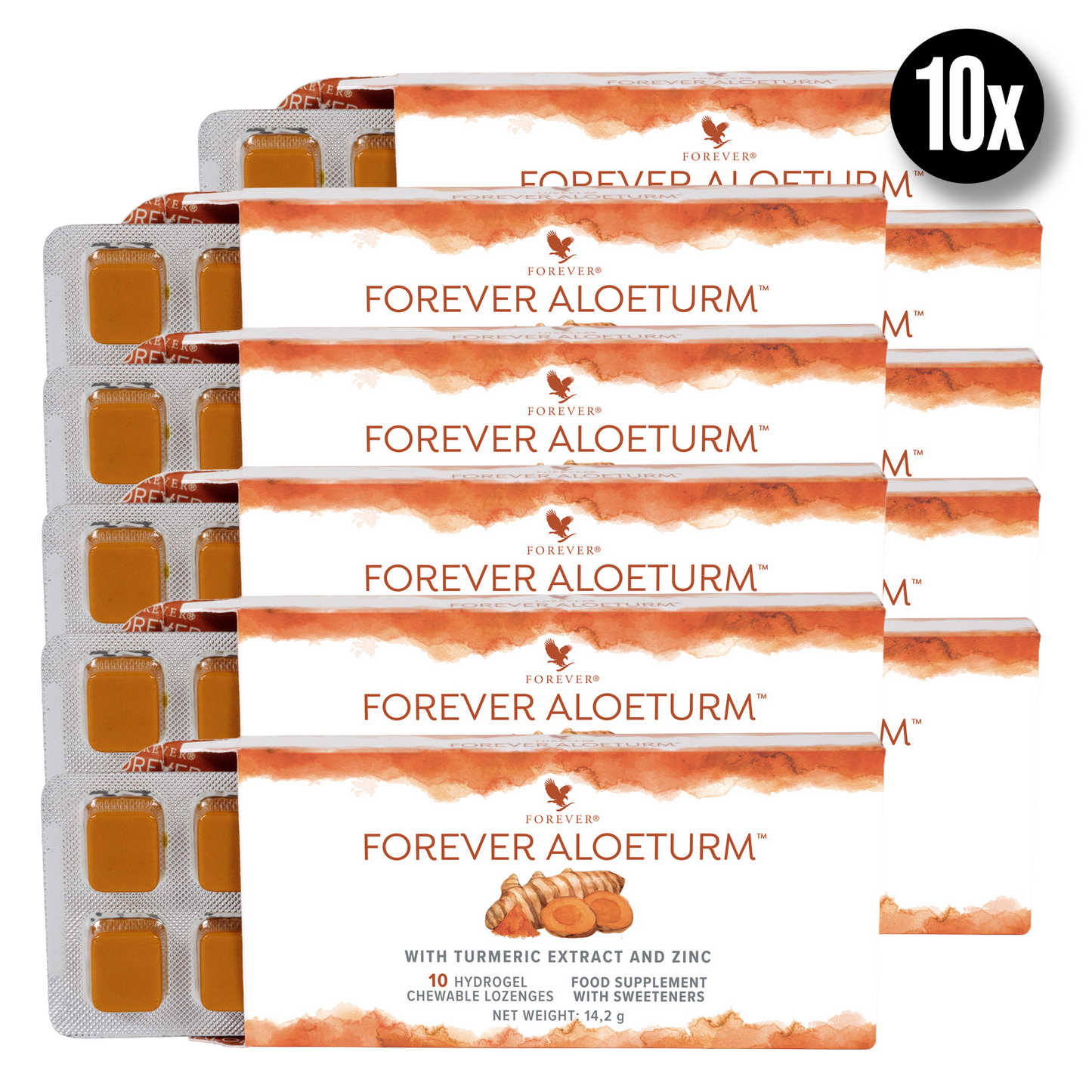 Forever AloeTurm 10er Set