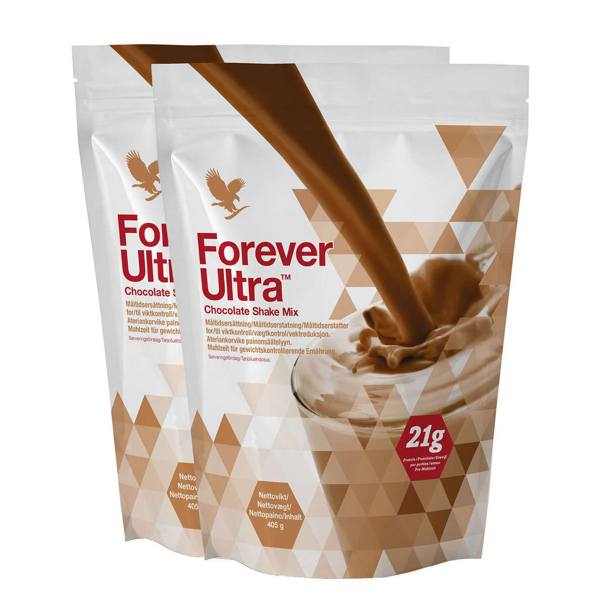 2er Set Forever Ultra Chocolate Shake Mix