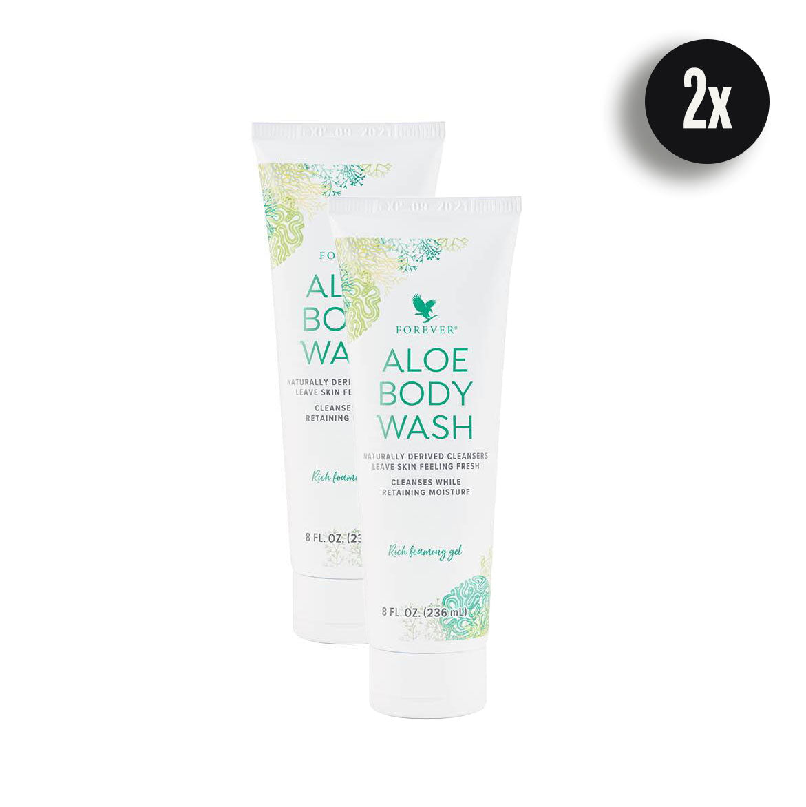 2er Set Aloe Body Wash