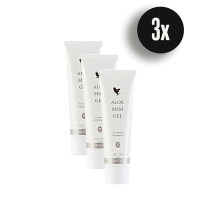 3er Set Aloe MSM Gel