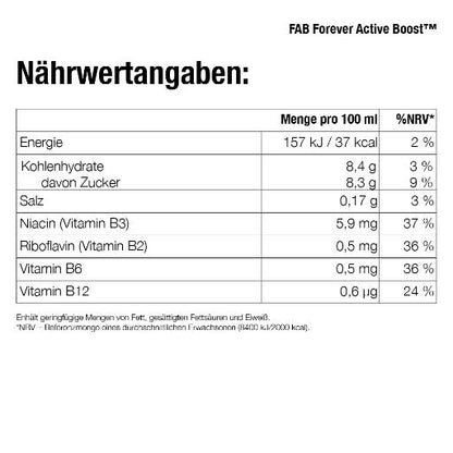 FAB Forever Active Boost™ 12 Stk.