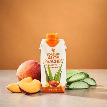 Forever Aloe Peaches™ 330ml - 12er Pack